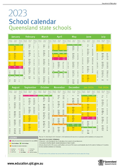 Education Queensland School Calendar 2023 - Get Calendar 2023 Update