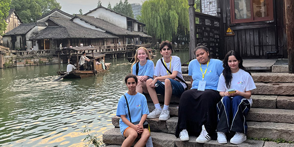 Group photo of Shanghai Youth Camp students in 2024