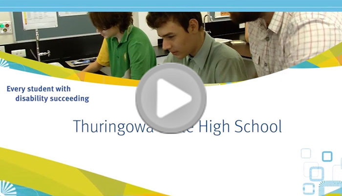 Every student with disability succeeding – Thuringowa State High School video