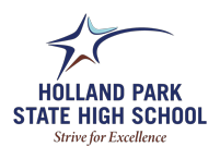 Holland Park State High School logo